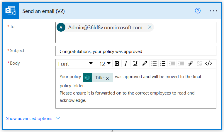 approved email step image showing the approved email step