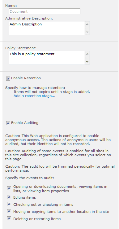 information-managment-policies