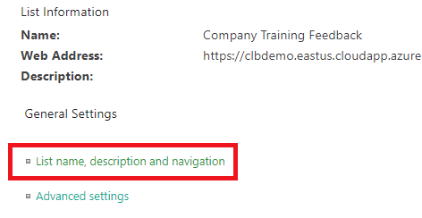 list name description and navigation list name description and navigation