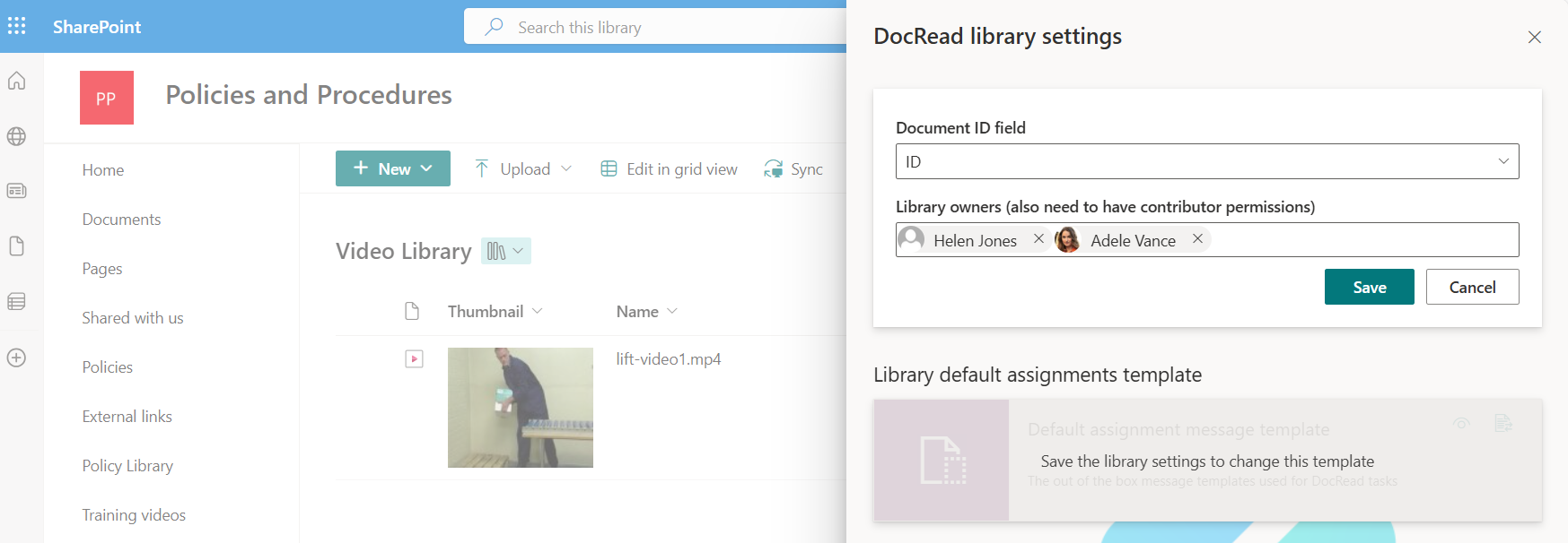 Image showing how to add library owners