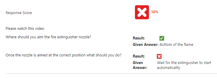 Show users names in the survey response p4